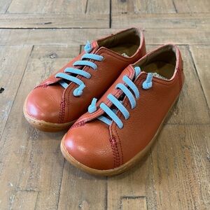 Camper Peu twins Kid Leather Elastic Lace Slip On Sneakers Size 11.5 EU 30